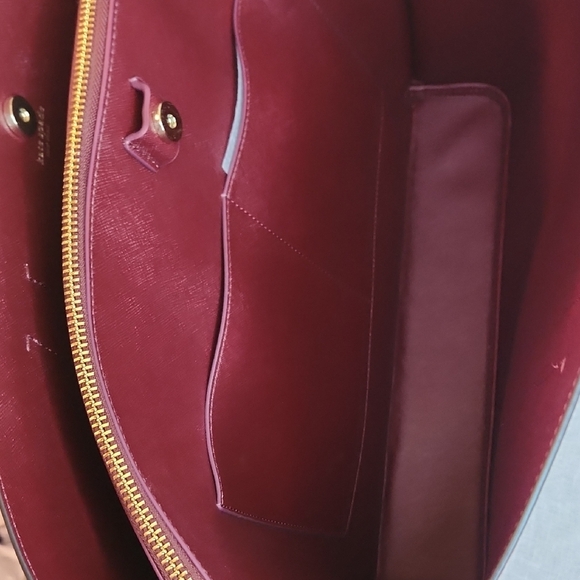 Kate Spade Cherry Red Suite Work Tote - Picture 5 of 10